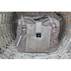 Bolso taupe dos correas